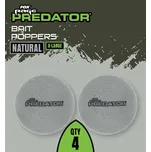 Fox Rage Predator Plovoucí Pěna Bait Poppers 4 ks - Natural X-Large