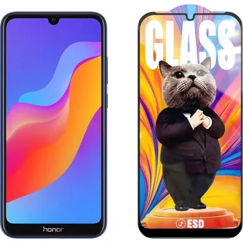 3D Ochranné tvrzené sklo na Honor 8A 2020 - Mr. Cat ESD