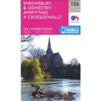Encyklopedie Shrewsbury & Oswestry - Ordnance Survey [EN] (2016, Skládaná mapa, Ordnance Survey)