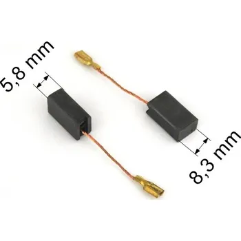 Zábradlí 040 uhlíkové kartáče 5,8 x 8,3 mm