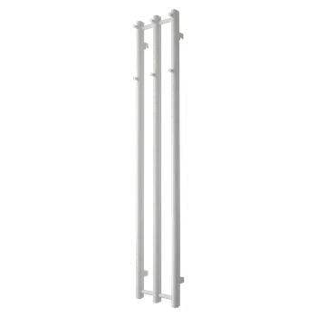 Radiátor Koupelnový radiátor Vino 3, 250 × 1400 mm, 195 W, oblý, teplovodní, bílý VINO3HV
