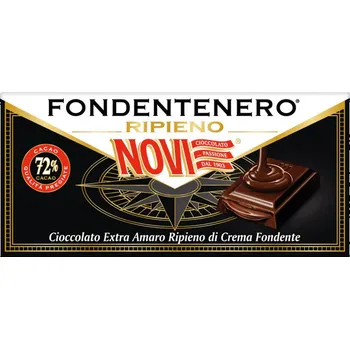 Čokoláda NOVI hořká čokoláda s krémem (Fondentenero Ripieno) 105g