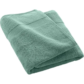 Ručník Douceur d'intérieur Ručník z hladké bavlny, CELADON, 90 x 150 cm, zelený