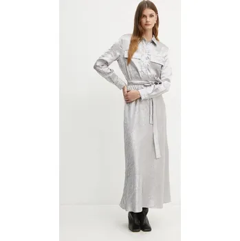 Dámské šaty Šaty Pinko stříbrná barva, maxi, 104426 A285 104426.A285 SLV, vel. 38