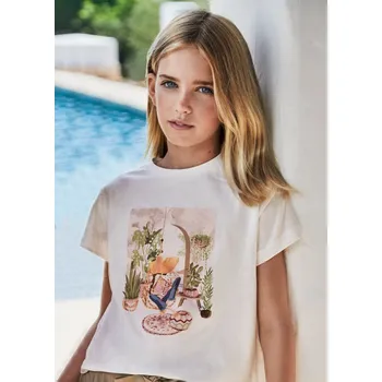 Dívčí oblečení Tričko s potiskem Mayoral - 2406008038 Veľkosť: 167