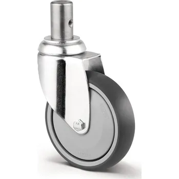 Pojezdové kolečko Agila TENTE Kolečko pro nemocniční lůžka 125mm, otočné, uchycení s pevným čepem, 2470PJP125R05-28