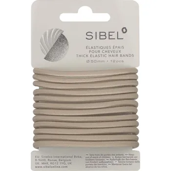 Sibel Blond 12ks gumičky do vlasů hrubé