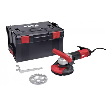 satinační bruska FLEX LDE 16-8 125 R, Kit TH-Jet, Sanační bruska s variabilními otáčkami pro bezprašné broušení až do rohů, 125 mm