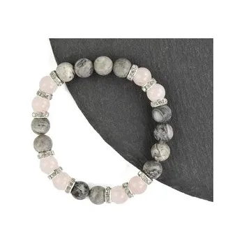 Náramek Náramek Růžovo-šedý