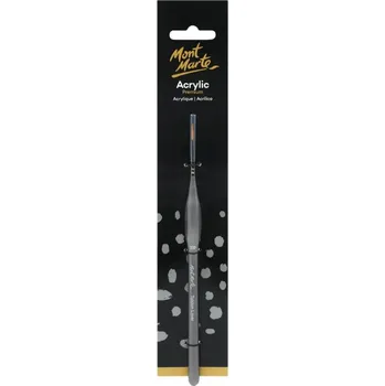 Umělecký štětec Mont Marte Liner štětec 2/0 na akryl PREMIUM, č.0123, papírový obal