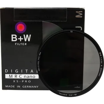 72mm B+W CPL KSM Digitální XS-PRO MRC Nano Haze filtr CIR-PL Polarizátor