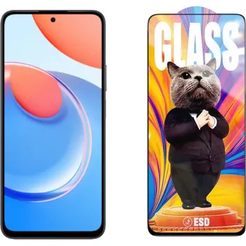 3D Ochranné tvrzené sklo na Honor Play 8T - Mr. Cat ESD