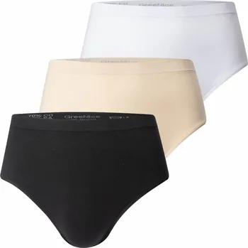 Dámské spodní prádlo FANNIFEN Bezešvé kalhotky GREE-6943 - 3 ks v balení Barva: Mix, Velikost: 2XL/3XL
