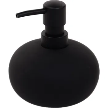 Mýdlenka Douceur d'intérieur Černý dávkovač mýdla MAMBO, 8 x 8 x 13 cm