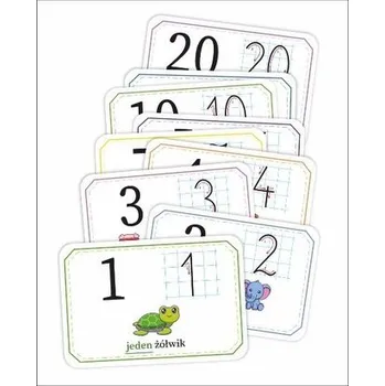Matematika Fiszki - Cyfry 21 kart