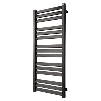 Radiátor Koupelnový radiátor Paso 15, 500 × 1120 mm, 320 W, plochý, teplovodní, černý PA15-500SO