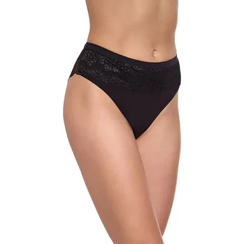 Dámská móda Dámské černé kalhotky s krajkou - Gabidar, černá S i41_9999951835_2:černá_3:S_