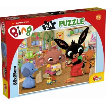 Puzzle Liscianigioch BING PUZZLE 24 - V SUPERMARKETU! 35x25