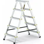 Hliníkové štafle 2x5 stupňů oboustranné DRABEST DD5 PRO