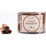 Jablečné trubičky s KAROBOVOU polevou dóza - Trutna 540g