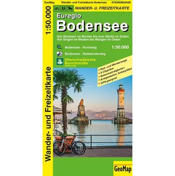 Euregio Bodensee Wander- und Freizeitkarte - GeoMap