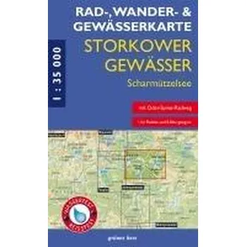 Rad-, Wander- & Gewässerkarte Storkower Gewässer, Scharmützelsee