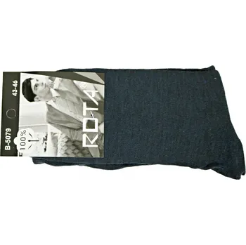 Pánské ponožky ROTA Pánské bavlněné ponožky šedozelené Velikost: 43 - 46