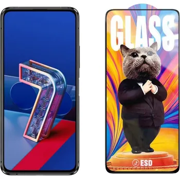 3D Ochranné tvrzené sklo na Asus Zenfone 7 Pro - Mr. Cat ESD