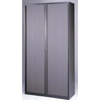 Šatní skříň BISLEY Roletová skříň Bisley ET412/19/WP [husí šeď (av4, RAL 7038), strukturovaný lak, světle šedá]