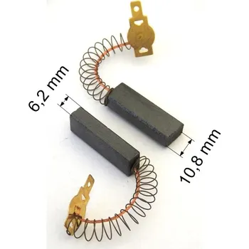 314 uhlíkové kartáče 6,2 x 10,8 mm