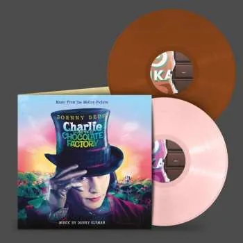 Zahraniční hudba 2LP Danny Elfman: Charlie And The Chocolate Factory (Music From The Motion Picture) CLR 2024 Coloured Pink Marshmallow Brown Chocolate Vinyl