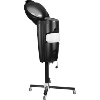 Kadeřnické křeslo Kadeřnická sauna na stativu s aktivním ozónem - černá