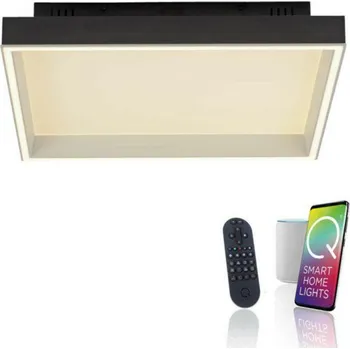 PAUL NEUHAUS LED stropní svítidlo Q-MAGONG černá Smarthome stmívatelné s aplikací ZigBee 2700-5000K PN 6316-18