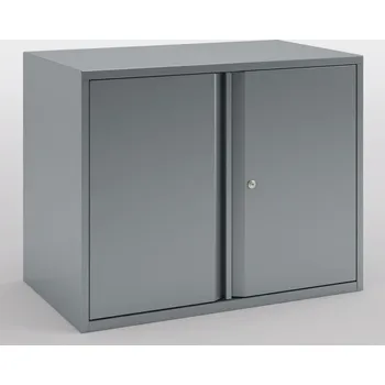 Šatní skříň BISLEY Dvoudveřová skříň Bisley Essentials YECBDH1007/1S [černá (av1, černá), strukturovaný lak]