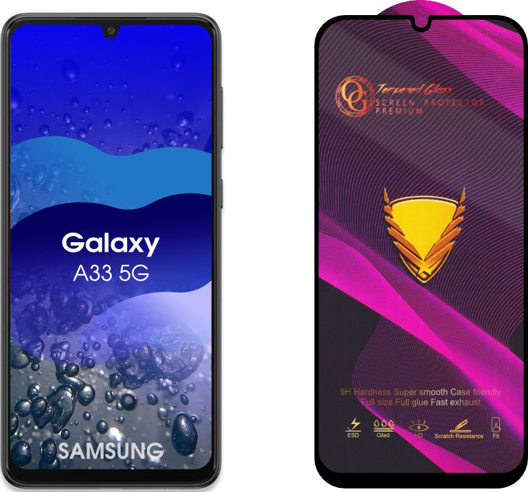 3D Ochranné tvrzené sklo na Samsung Galaxy A33 5G