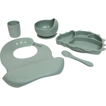 Příbor Atmosphera for kids Silikonové nádobí pro děti DINO, 5 kusů