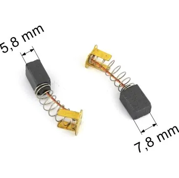 048 uhlíkové kartáče 5,8 x 7,8 mm