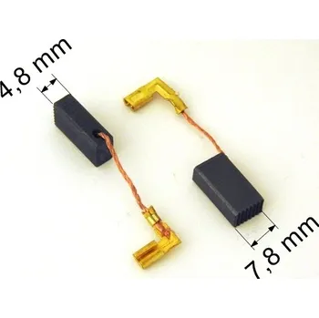 Zábradlí 092 uhlíkové kartáče 4,8 x 7,8 mm