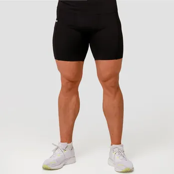 Pánské kraťasy GymBeam Kompresní šortky Mid Black M černá
