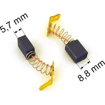 Zábradlí 020 uhlíkové kartáče 5,7 x 8,8 mm