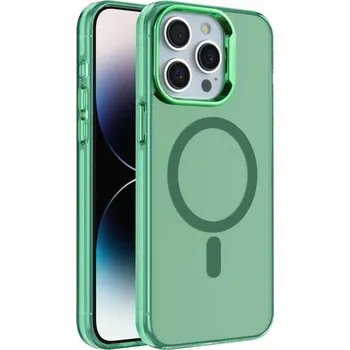 Pouzdro na mobilní telefon Magsafe zelený kryt pro iPhone 16 PRO