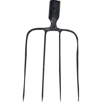 Vidle Vidle se 4 hroty kované, černý lak, bez násady, MacHook