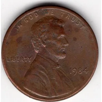 Sběratelství USA. 1 cent 1984. KM-201