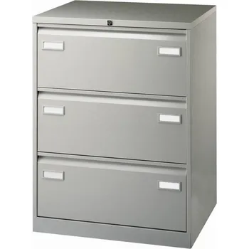 Kartotéka BISLEY Dvouřadá kartotéka Bisley CDF3 [husí šeď (av4, RAL 7038), strukturovaný lak]