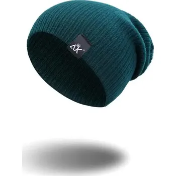 Čepice Zimní čepice dámská a pánská háčkovaná teplá | Stylová ochrana hlavy - Zelená