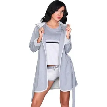 Dámský župan Dámský župan LivCo Jayanti šedá L/XL