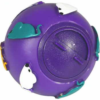 Hračka pro kočku Hračka kočka Míč na pamlsky 7cm plast KAR