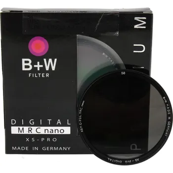 58mm B+W CPL KSM Digitální XS-PRO MRC Nano Haze filtr CIR-PL Polarizátor