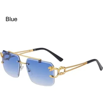 Retro sluneční brýle s UV400 ochranou | Ochrana před sluncem - modrý