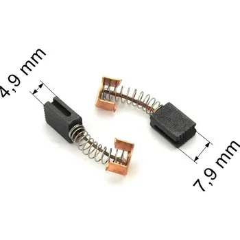 Zábradlí 046 uhlíkové kartáče 4,9 x 7,9 mm